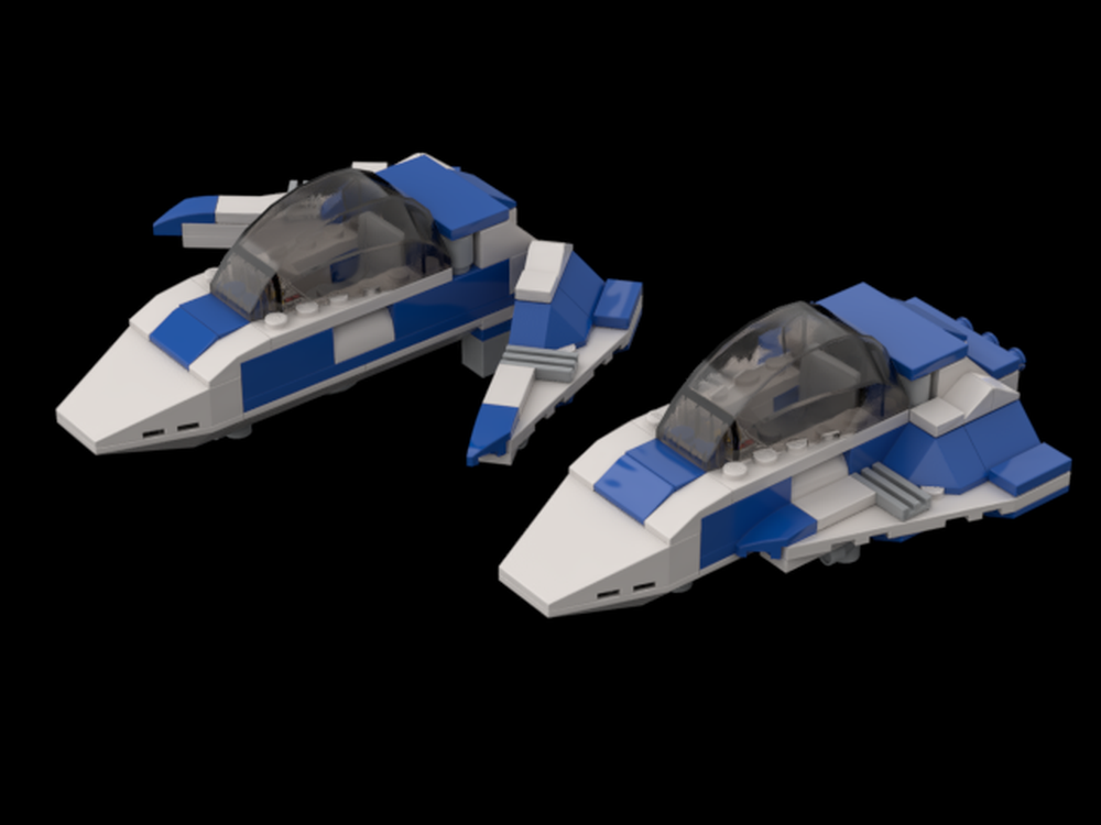 LEGO MOC Dueler Starfighter by BrickBlasters | Rebrickable - Build with ...