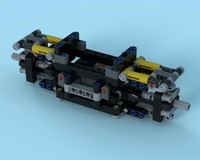 Driving suspension unit
