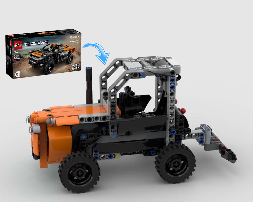 LEGO MOC Tractor 42166 Alternative by ErikGS | Rebrickable - Build with ...