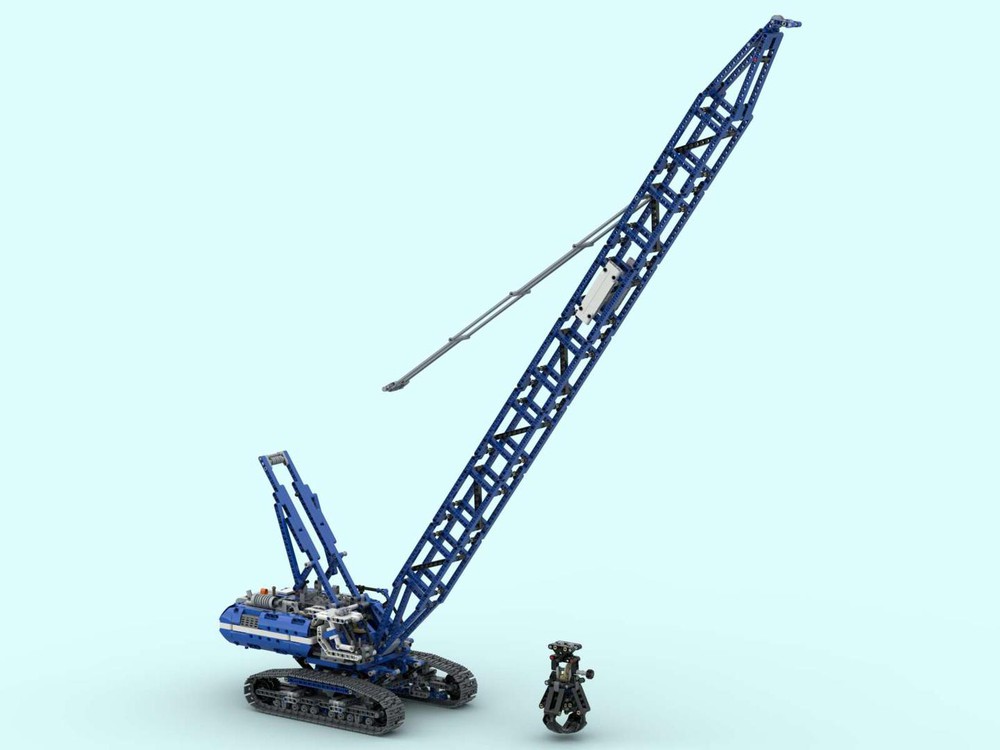 LEGO MOC Crawler Crane extended 42042 by zz0025 Rebrickable Build with LEGO