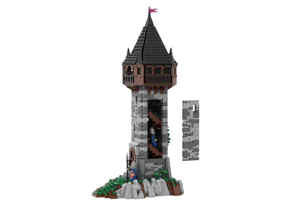 LEGO MOC Black Forest Watchtower by Gilganesh | Rebrickable - Build ...