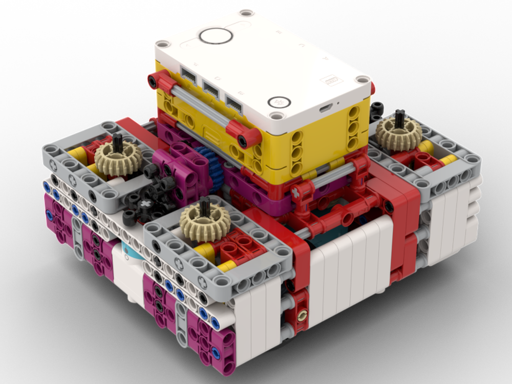 LEGO MOC First Lego League Quadbot by williamfrantz Rebrickable