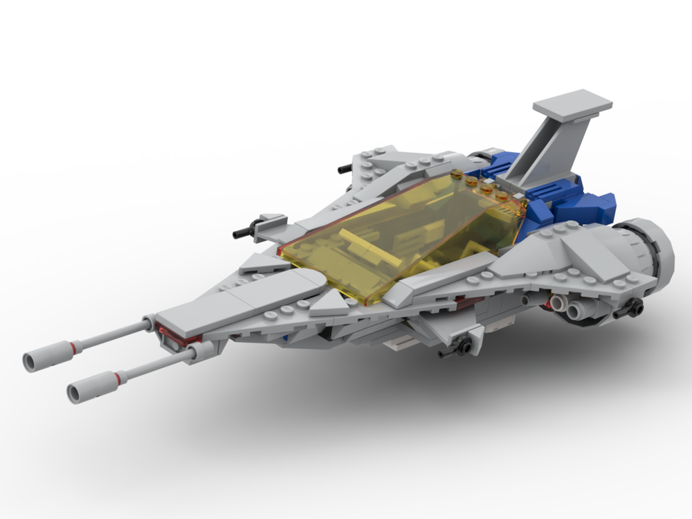 LEGO MOC New FX Starship by A_Great_Builder | Rebrickable