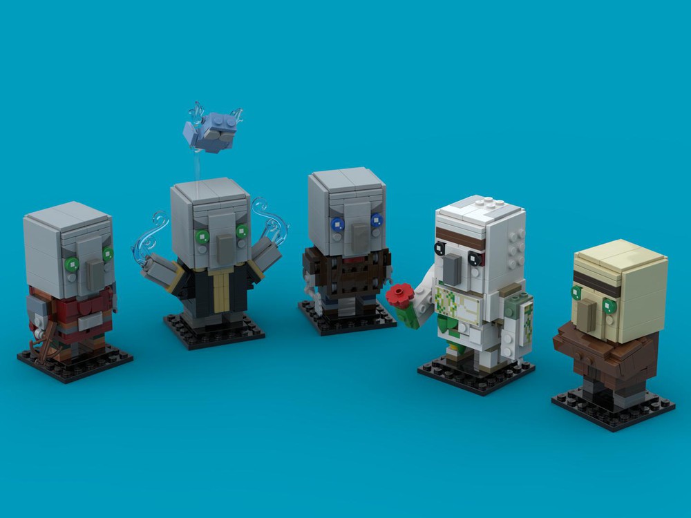 LEGO MOC Village and Pillage Brickheadz collection by Penguins and ...