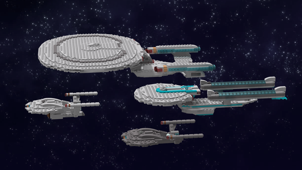 LEGO MOC Starship Enterprise Collection 1 by LegendAJ | Rebrickable ...