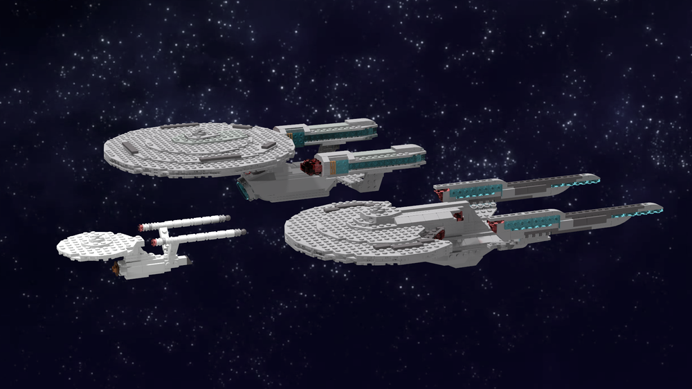 LEGO MOC Starship Enterprise Collection 2 by LegendAJ | Rebrickable ...