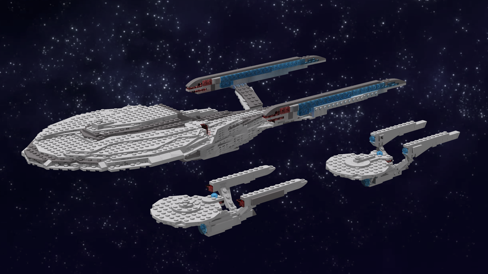 Lego Moc Starship Enterprise Collection 3 By Legendaj 