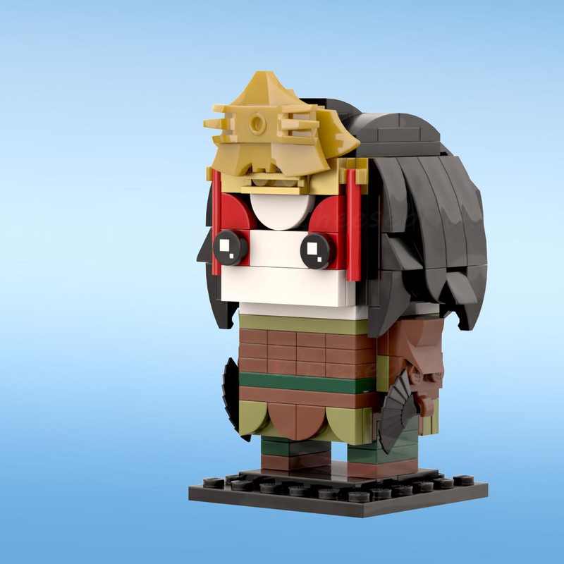 LEGO MOC Suki Kyoshi Warrior Brickheadz Avatar The Last Airbender by ...