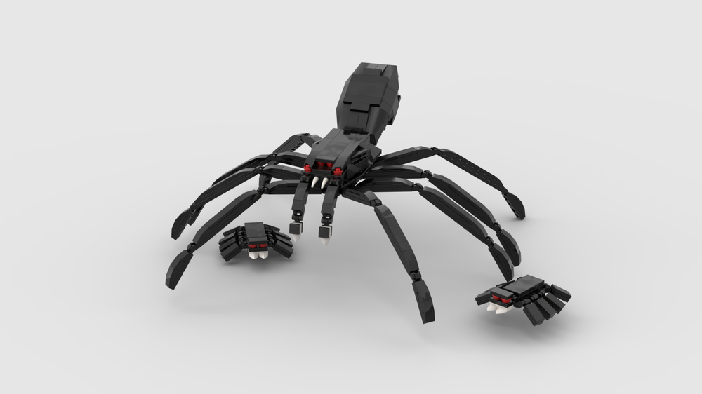 LEGO MOC Big Black Spider by Black_Hawk | Rebrickable - Build with LEGO