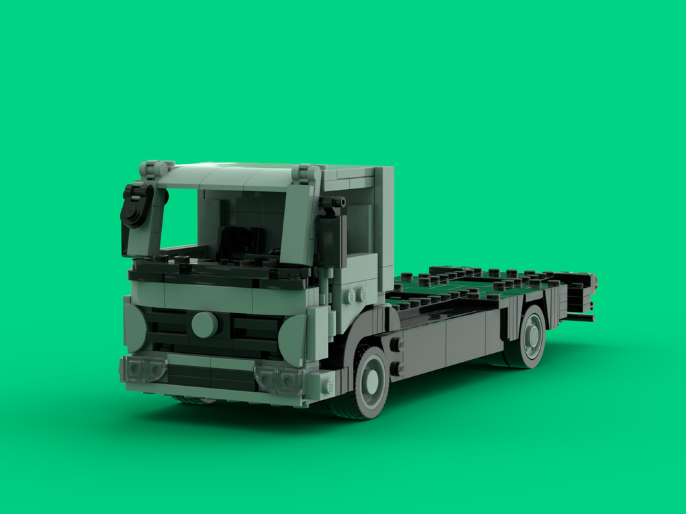 LEGO MOC Mercedes-Benz Atego by waffl_builds Rebrickable Build