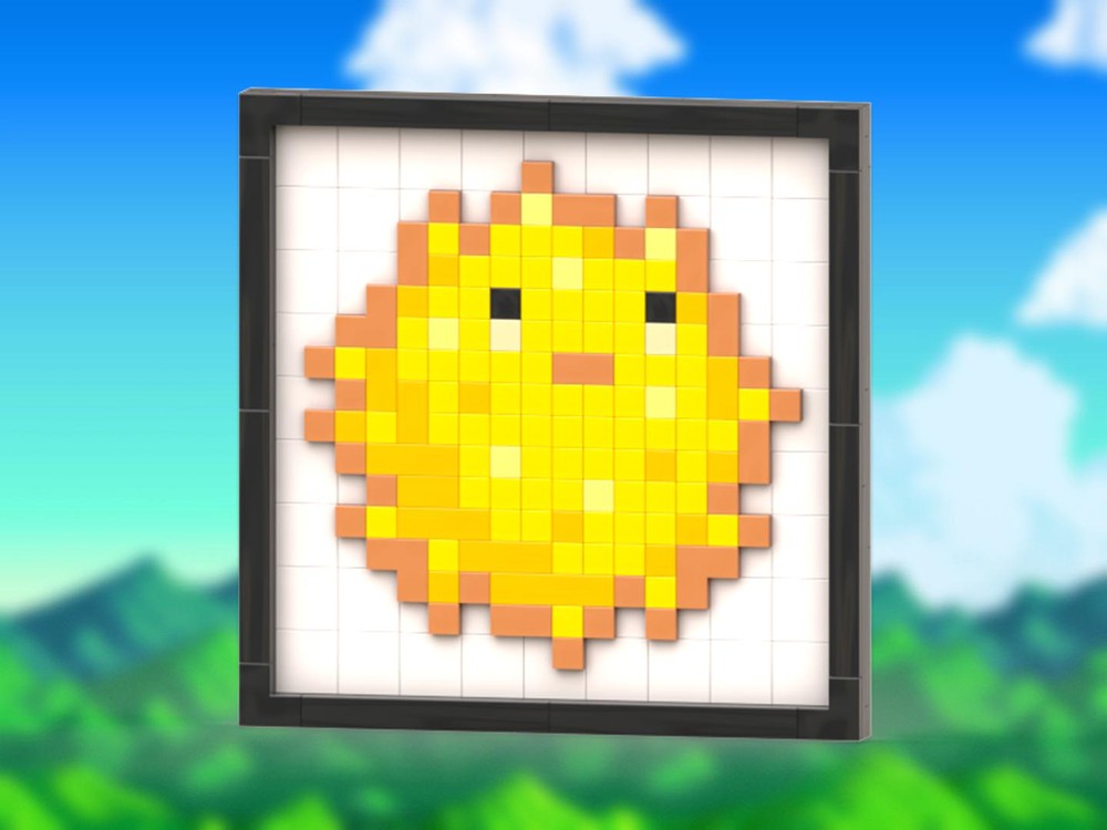 LEGO MOC Pufferfish Mosaic (From Stardew Valley) by ccZone 