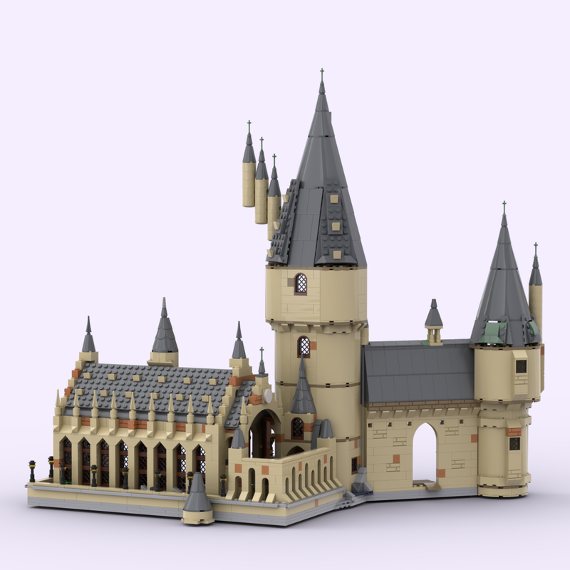 LEGO MOC The Great Hall (75954) Mod v3 by raguidel | Rebrickable ...