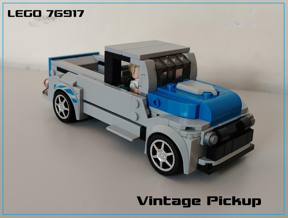 LEGO MOC 76917 Vintage Pickup by Kirvet | Rebrickable - Build with