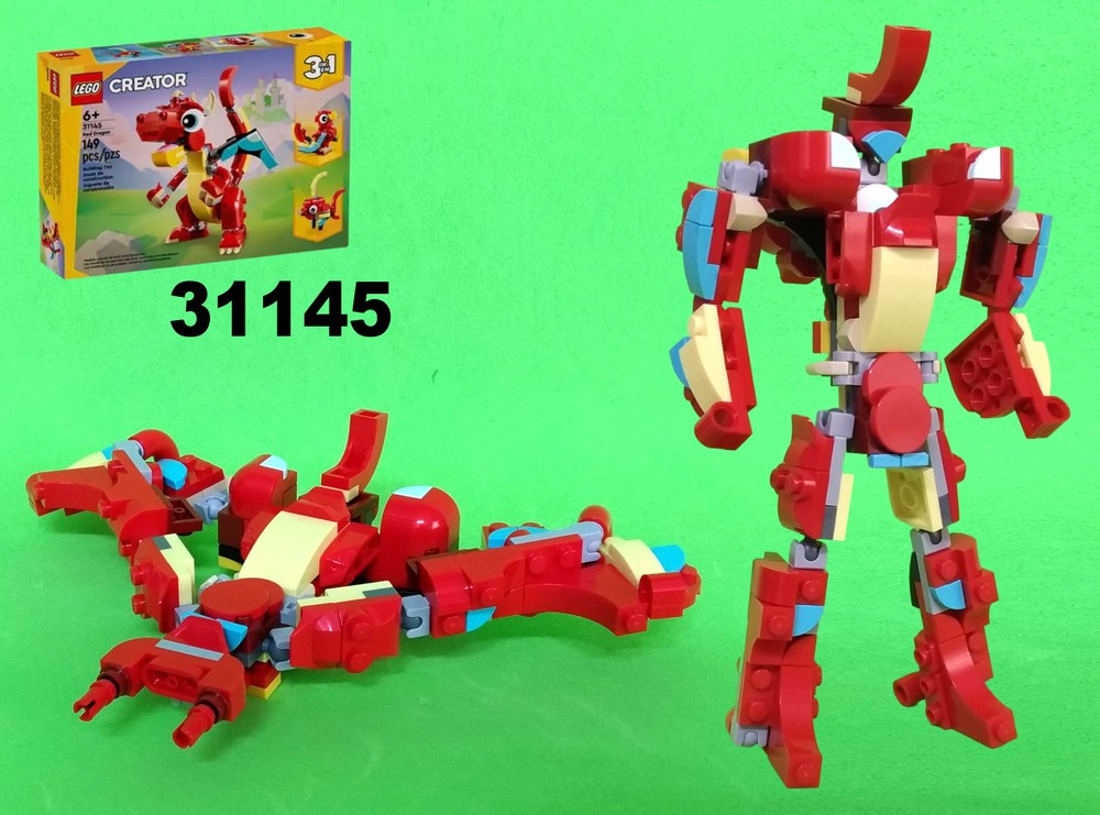 MOC-175712 Transformer Space Cruiser  from LEGO Creator 31145: Red Dragon