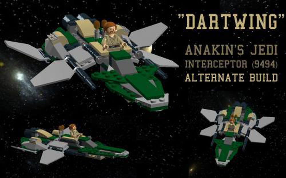 LEGO MOC Dartwing of 9494 Anakin's Jedi Interceptor) almostgiants | Rebrickable - Build with LEGO