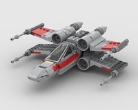 LEGO MOC Midi-Scale X Wing Starfighter (Red Squadron) by