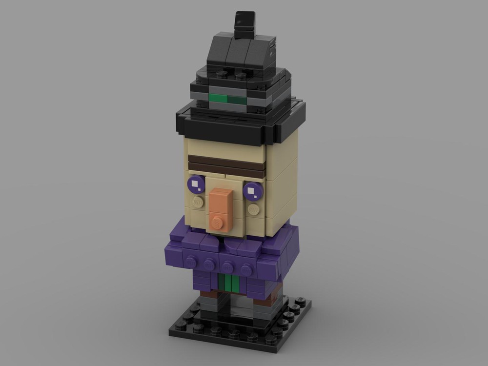 LEGO MOC Witch Brickheadz by Penguins and plastic | Rebrickable - Build ...