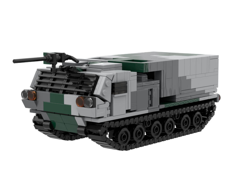 LEGO MOC M270 MLRS by Somerslego Rebrickable Build with LEGO