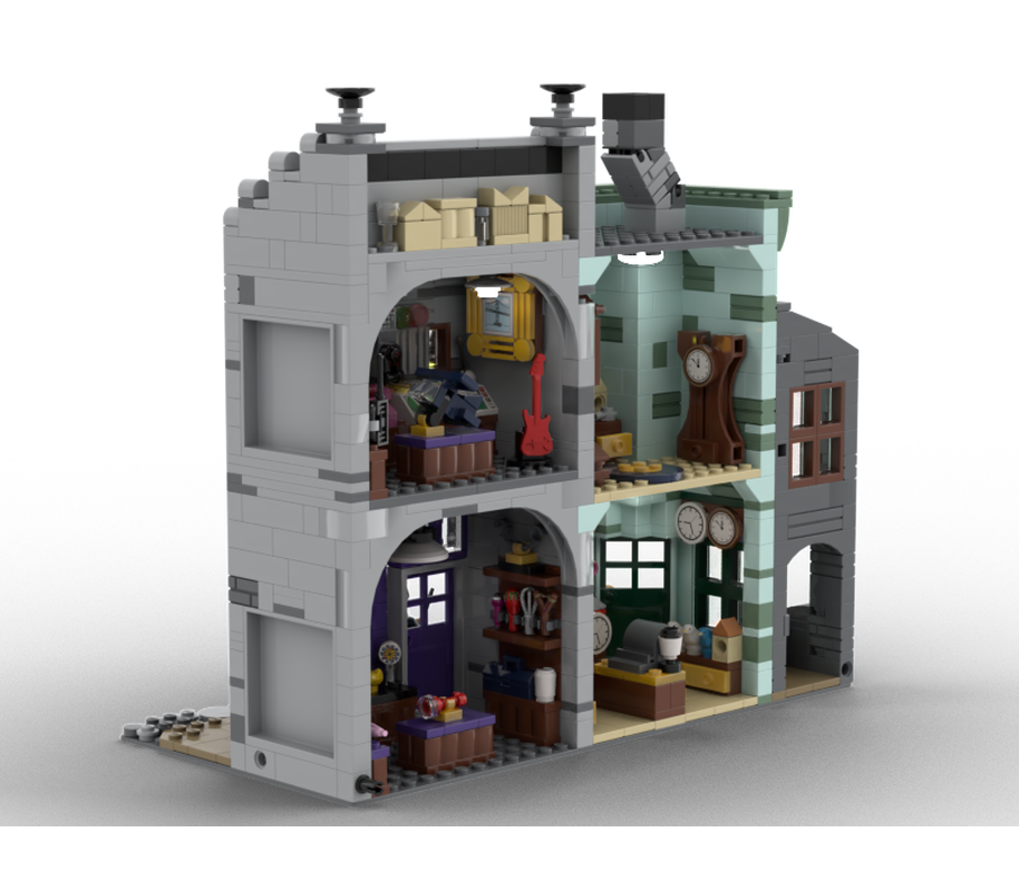 LEGO MOC Cogg & Bell and Museum of Muggle Curiosities by JD Bricks ...