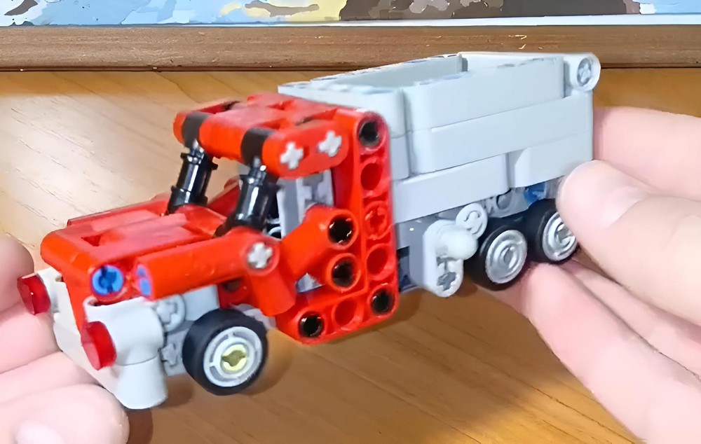 LEGO MOC Mini Truck by TimaLEGObro | Rebrickable - Build with LEGO