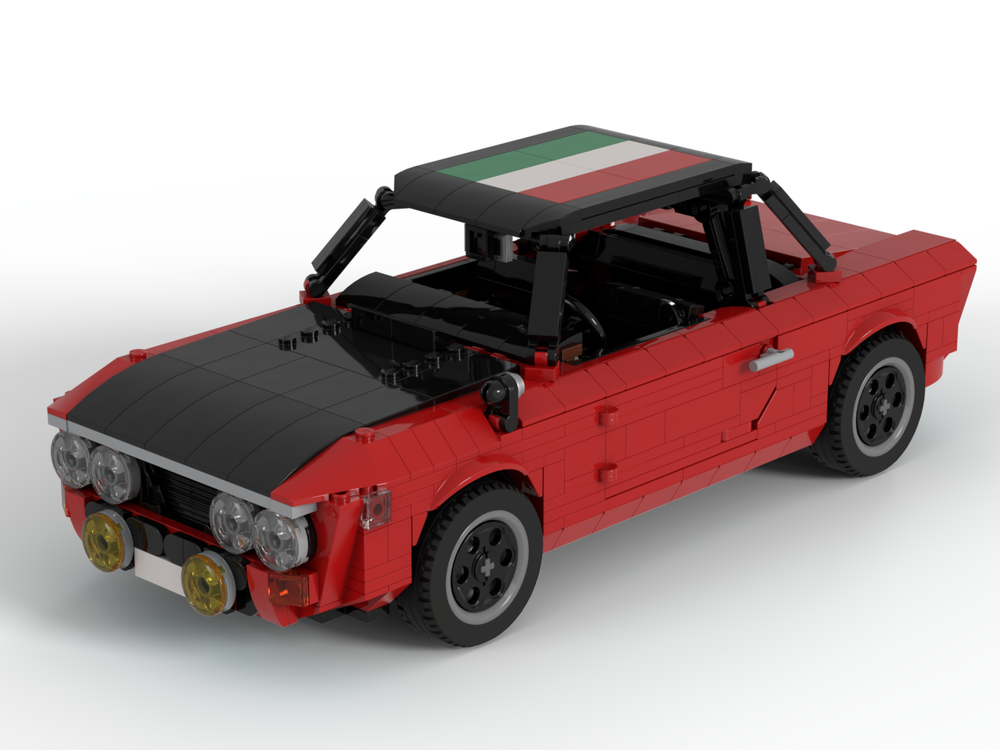 LEGO MOC Lancia Fulvia by Linse | Rebrickable - Build with LEGO