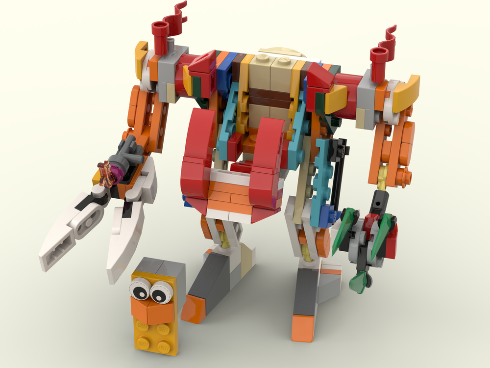 LEGO MOC Summer Fun Mech by eric_nunya | Rebrickable - Build with LEGO
