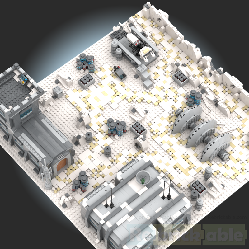LEGO MOC-176072 Hoth battle base V2 by LucSoleBricks | Rebrickable ...