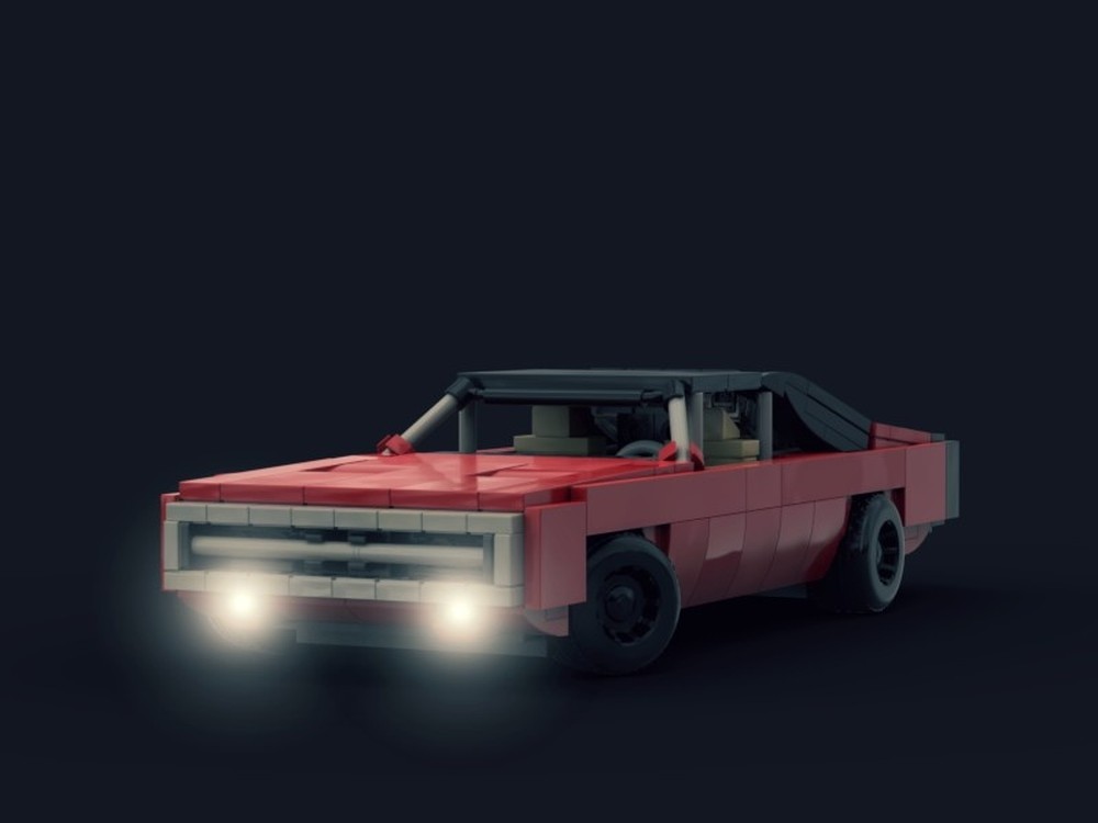 LEGO MOC DODGE CHARGER (1969) by sivjix | Rebrickable - Build with LEGO