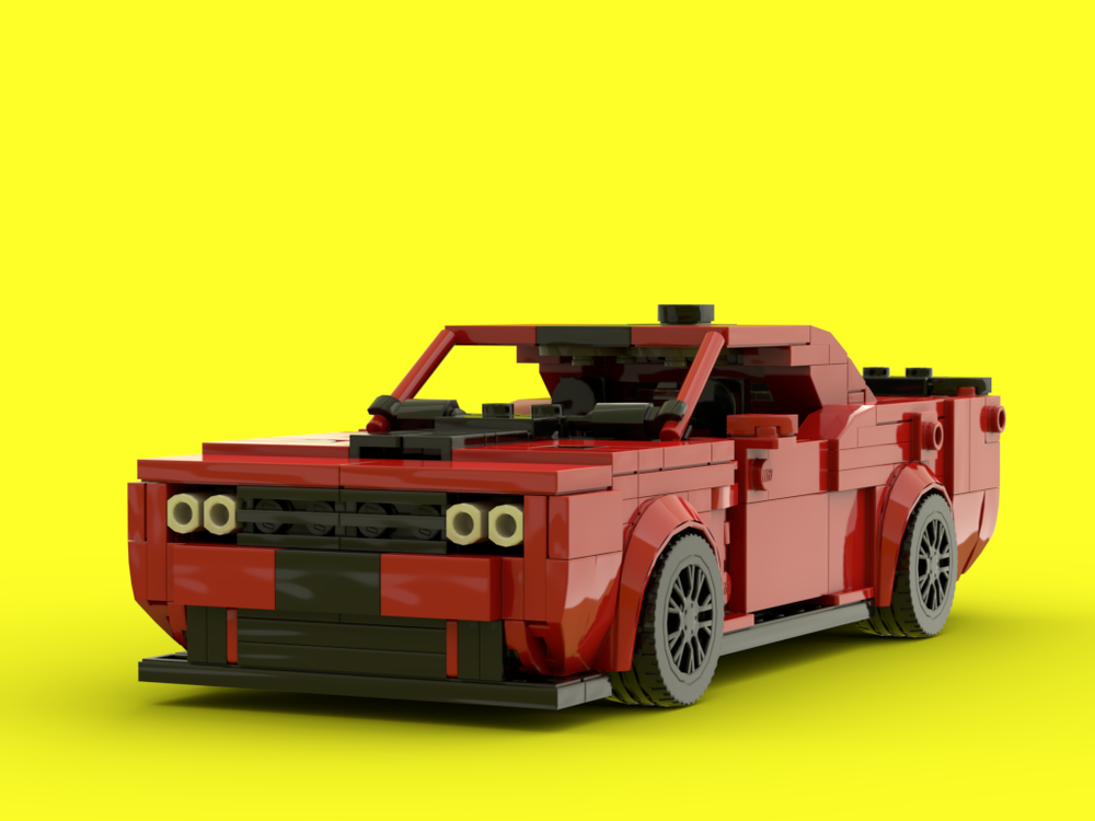 LEGO MOC Dodge Challenger SRT Hellcat by waffl_builds | Rebrickable ...