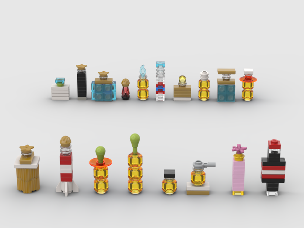 LEGO MOC-176203 Little bottles group by Caesar12138 | Rebrickable ...