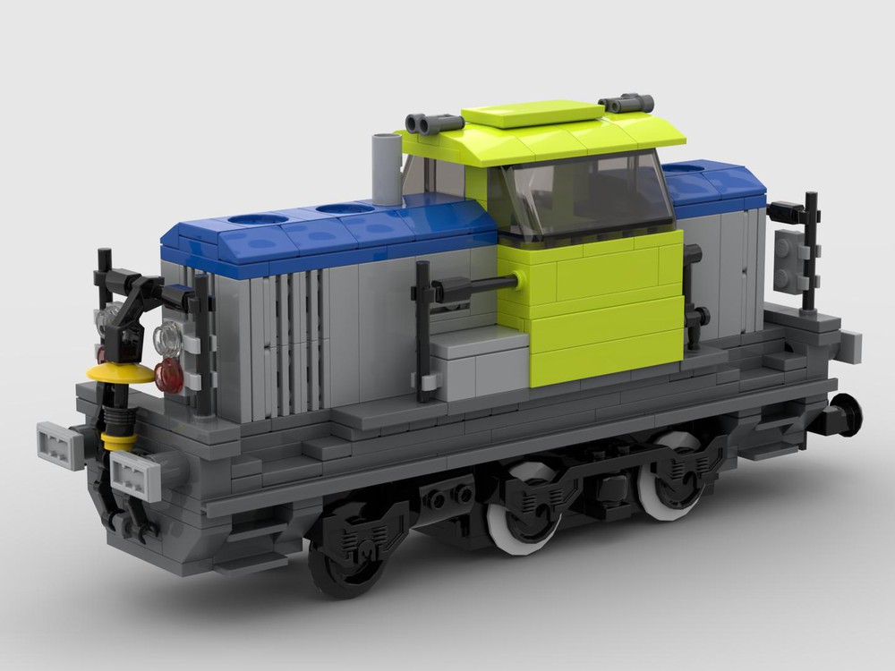 LEGO MOC Vossloh G6 diesel engine by Matyo | Rebrickable - Build with LEGO