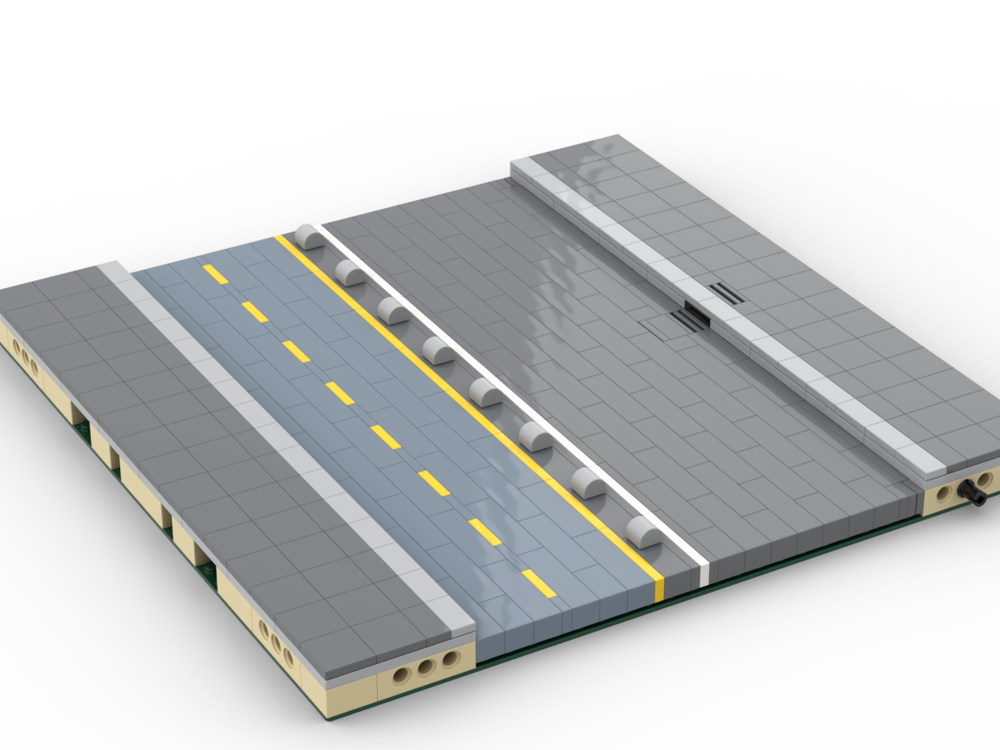 LEGO MOC-176284 One Way Road with Bike Path (MILS) by Winters ...