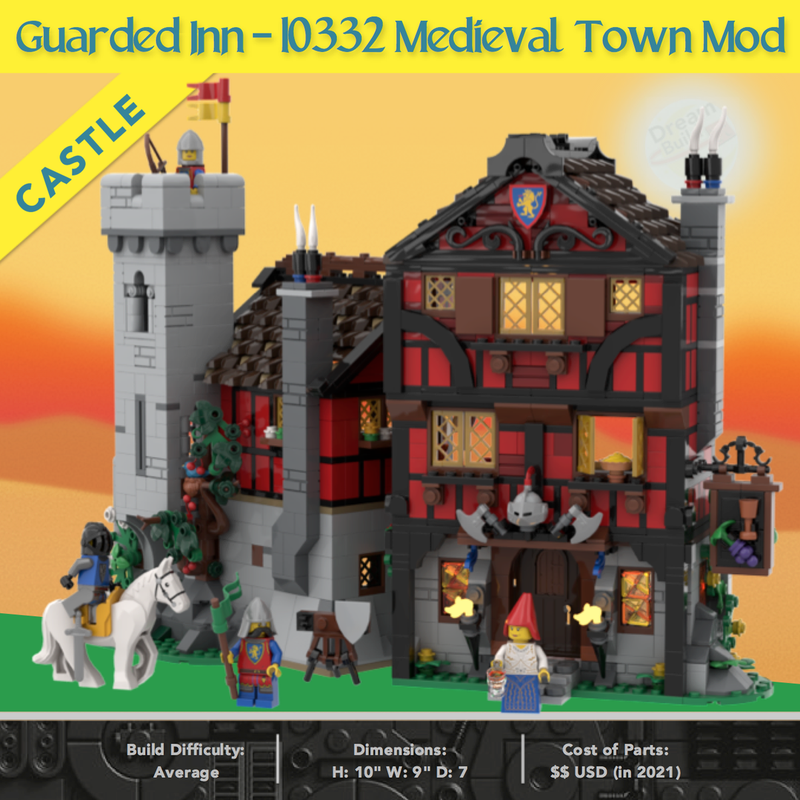 Guarded Inn – Medieval Town Square 10332 Modification Castle