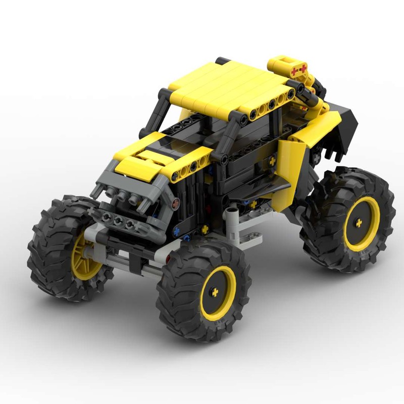 LEGO MOC DIGatron JBC Monster Jam by Fabio_BrickintheWall | Rebrickable ...