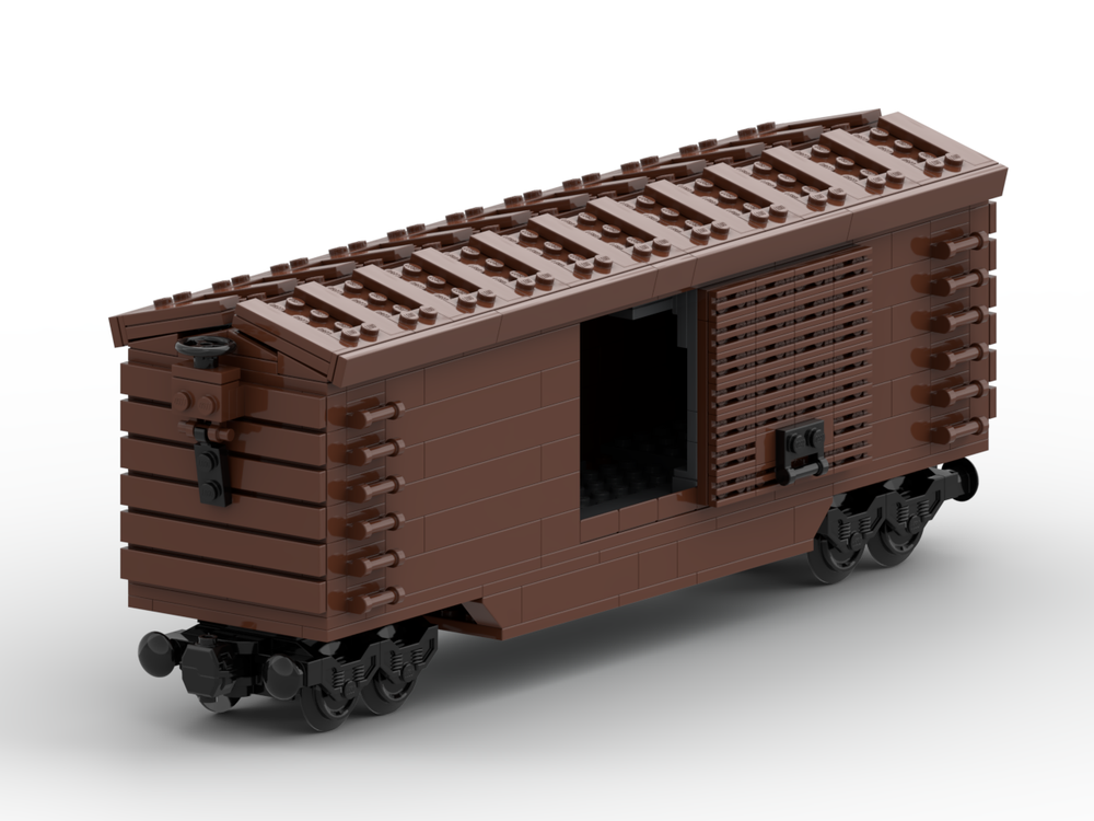 LEGO MOC 1940s US Boxcar by waffl_builds | Rebrickable - Build with LEGO