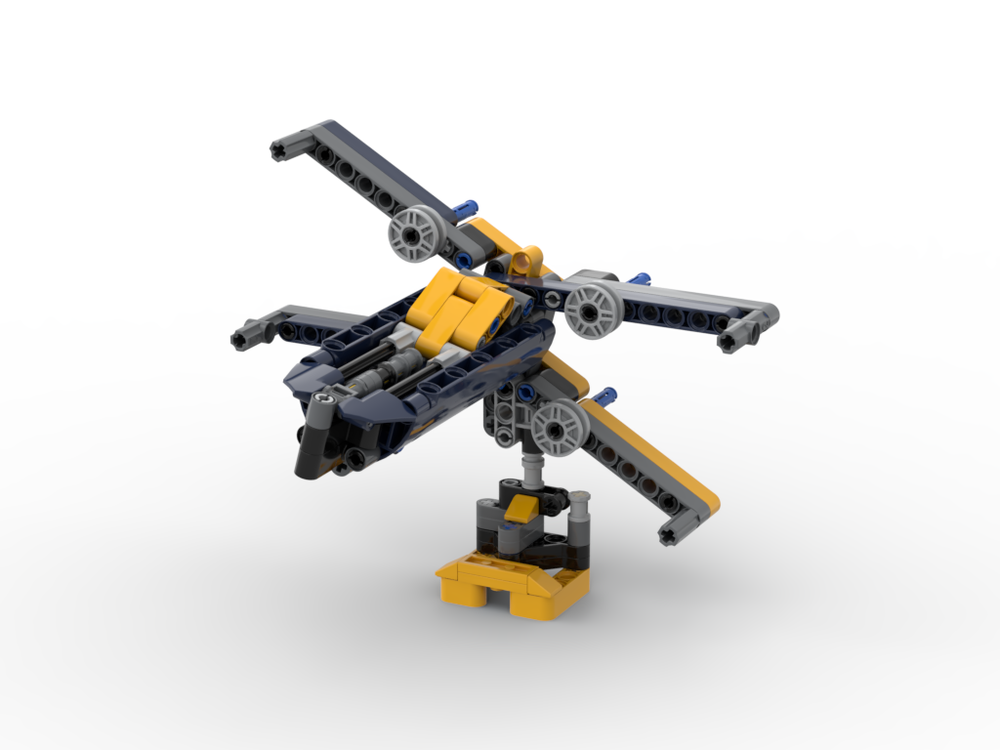 LEGO MOC 42147 - X-wing fighter by XaeroZKota | Rebrickable - Build ...