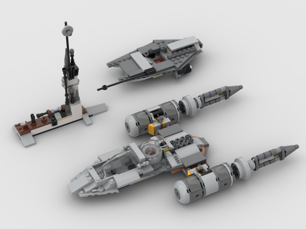 LEGO MOC Tha Mandalorian's Y-Wing by TTuu | Rebrickable - Build with LEGO