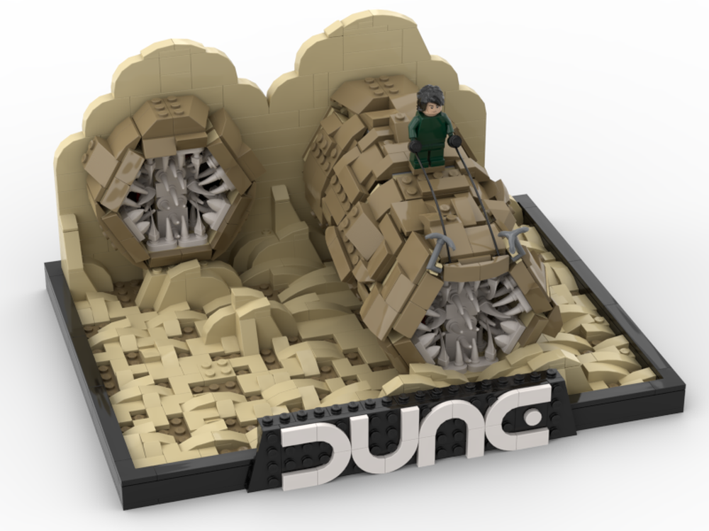 LEGO MOC Dune Part Two The sandworm (Shai-Hulud) by Legofan21 ...