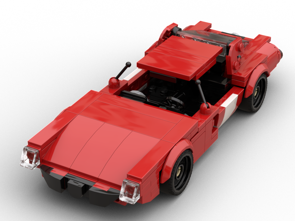 LEGO MOC Alfa Romeo TZ2 by puzzletechnic | Rebrickable - Build with LEGO