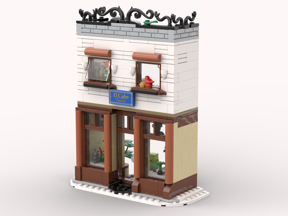 LEGO MOC Plant shop and art studio by EVA001 | Rebrickable - Build with ...