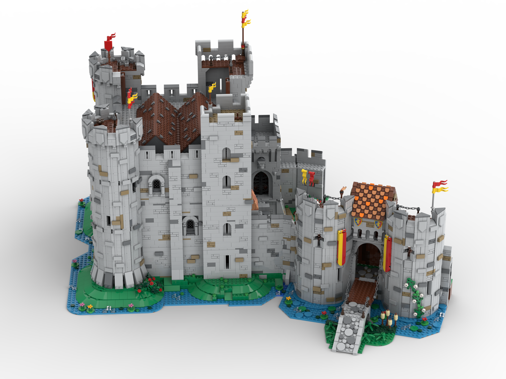 LEGO MOC Modular Norman Keep Entrance Building by evilMedieval ...