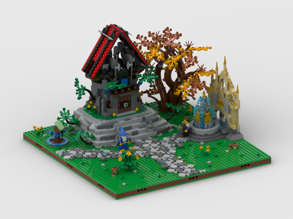 LEGO MOC The Majisto’s Square display for set 40601 majisto’s magical ...