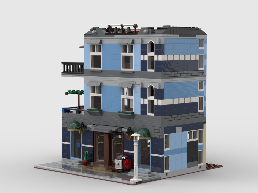 LEGO MOC Old Town Hotel, alternate build of Lego 10246 by Joonybrick ...