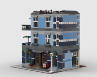 Old Town Hotel, alternate build of Lego 10246