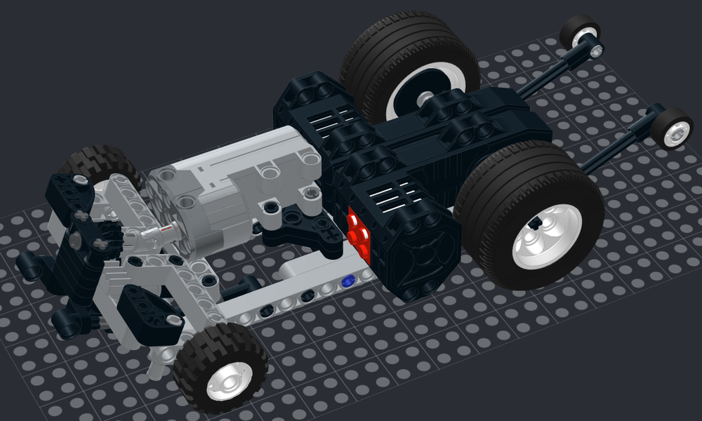 LEGO MOC Drag Racer Chassis powered by 2 Buggy-Motors by sxmpasch ...