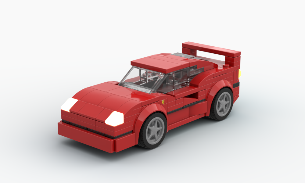 LEGO MOC Ferrari F40 Competizone mod (set 75890-1) by Tiggerljc - Main Image