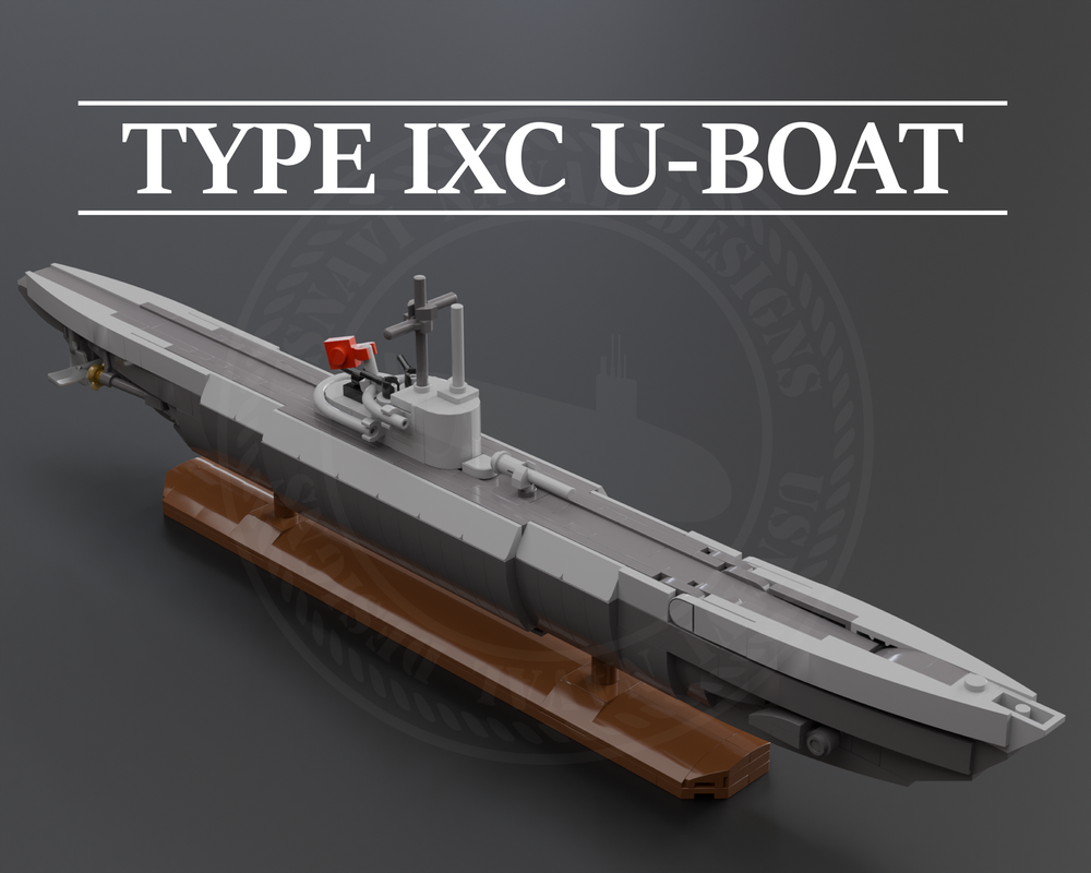 LEGO MOC Type IXC U-boat by JREYDesigns Rebrickable Build with