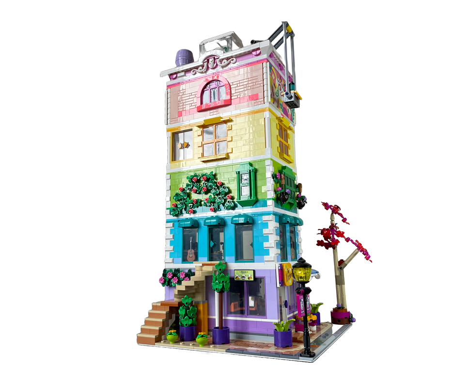 LEGO MOC Community Tower 2 modular alternate build of 2x41748 + 2x41747 ...