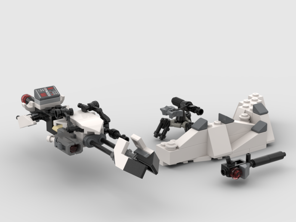 LEGO SET 75320 Alternate Build Snowtrooper Battle Pack How To 