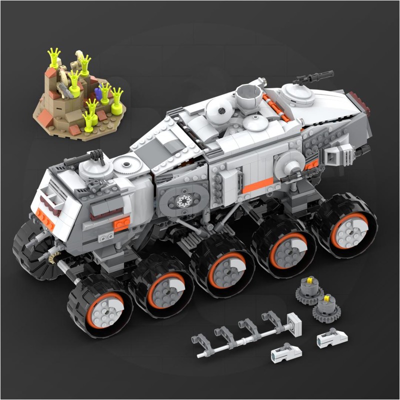 LEGO MOC 75337 - 60431 - Clone Turbo Tank aka Juggernaut by the_bricked ...